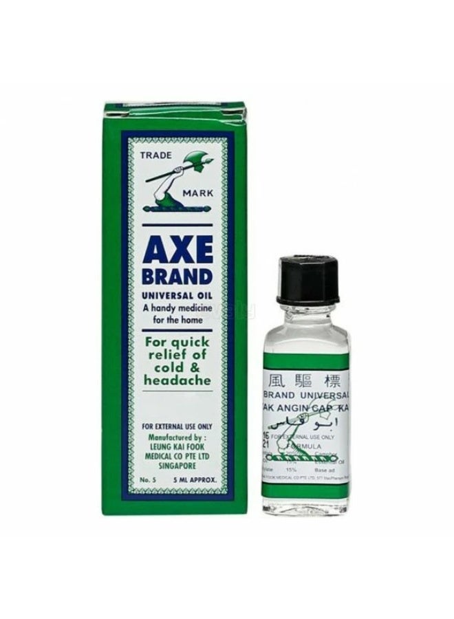 Axe Brand Universal Oil – Quick Relief for Cold, Headache and Muscle Pain - Image 1